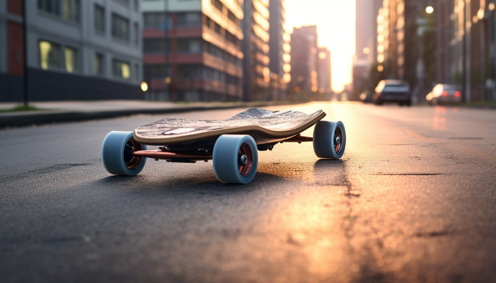 A well-maintained and clean electric skateboard stored properly - Toronto, Canada