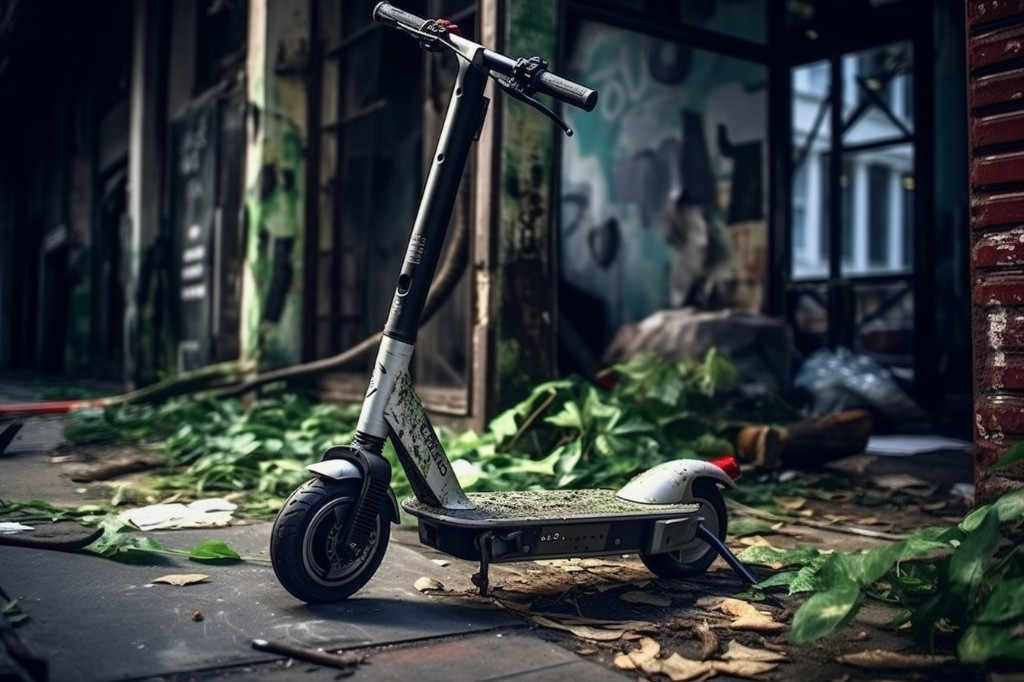 A well-maintained electric scooter with a healthy battery - Berlin, Germany