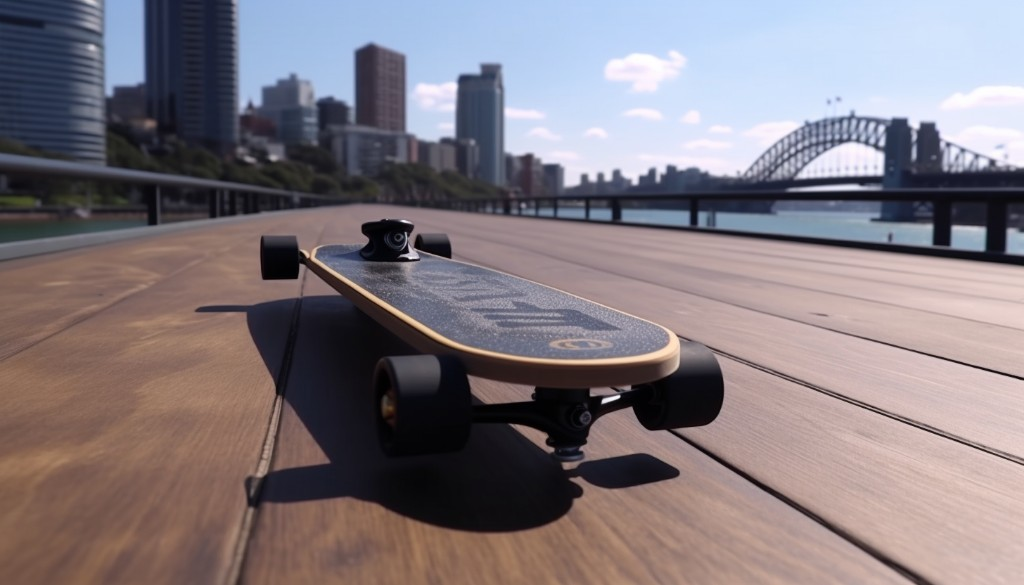 A well-maintained electric skateboard - Sydney, Australia