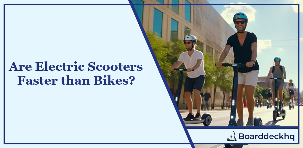 Are Electric Scooters Faster Then Bikes?
