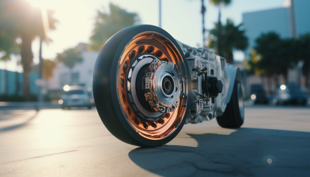 Belt drive and hub motors for electric skateboards - Los Angeles, USA