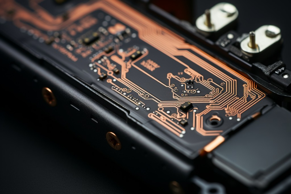 Close-up of a lithium-ion battery used in an electric skateboard - Tokyo, Japan